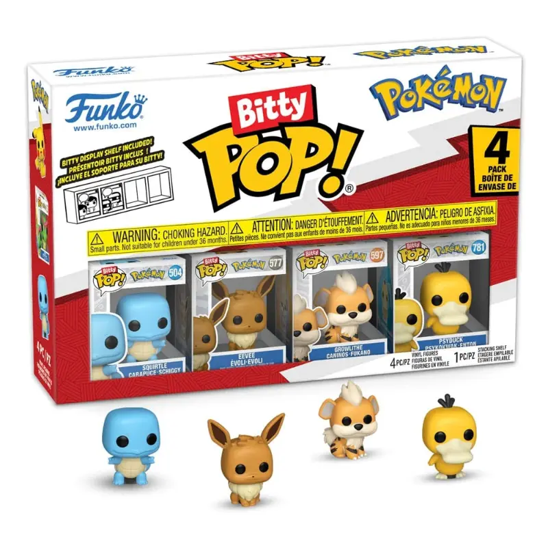 Pokémon Bitty POP! Vinyl Figure 4-Pack Series 4 - 2 cm